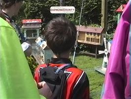 We are all entertained by the antics of the occupants of Chipmunk County at the Combe Martin Wildlife & Dinosaur Park